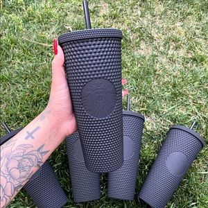 Starbucks Matte Black Studded Cup